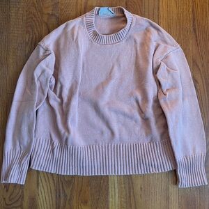 Everlane Blush Crew Neck Sweater